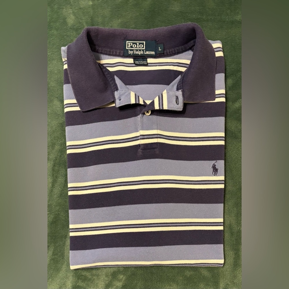 Polo Ralph Lauren S/S Classic Cotton 🏇🏻 Shirt. Size: L (4388)